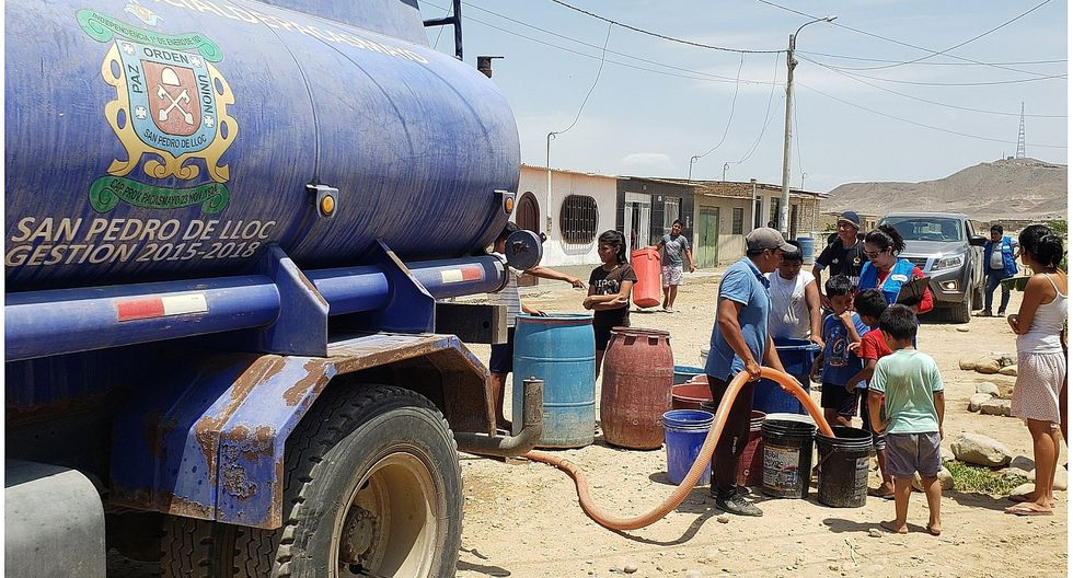 Monitorean abastecimiento alternativo de agua potable en Pacasmayo  La Libertad