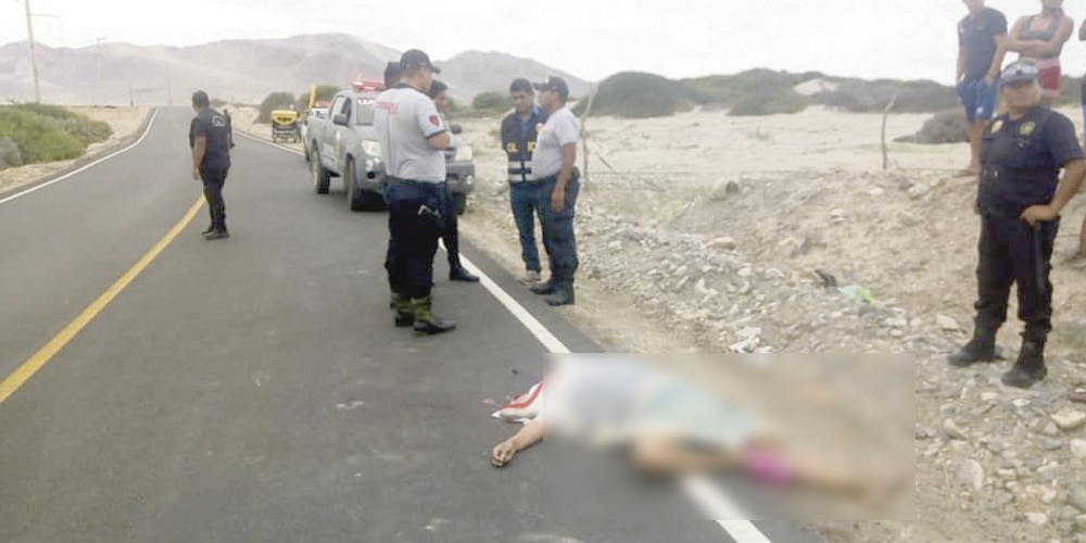 Pacasmayo: extranjera es hallada muerta en la carretera