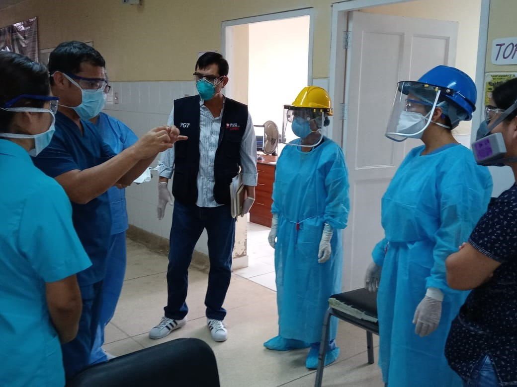 Equipo técnico de la GERESA visita Chepén para reforzar capacidad de atención frente al COVID-19