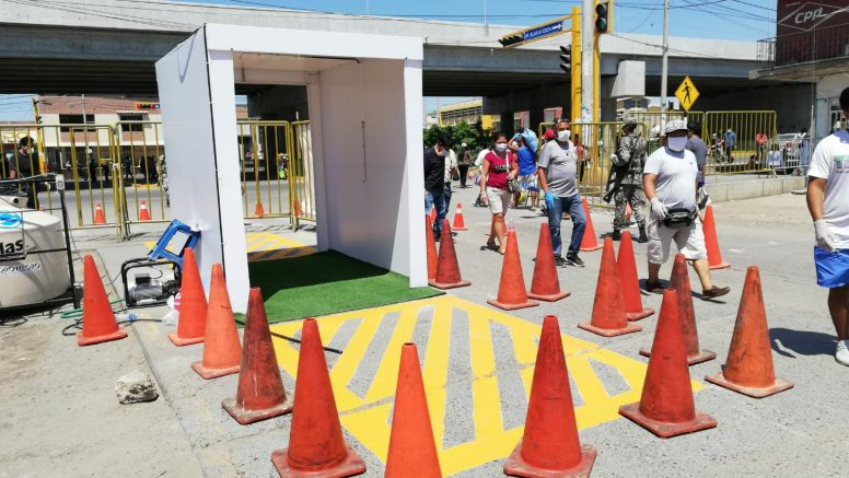 Túneles desinfectantes podrían generar riesgo en la salud