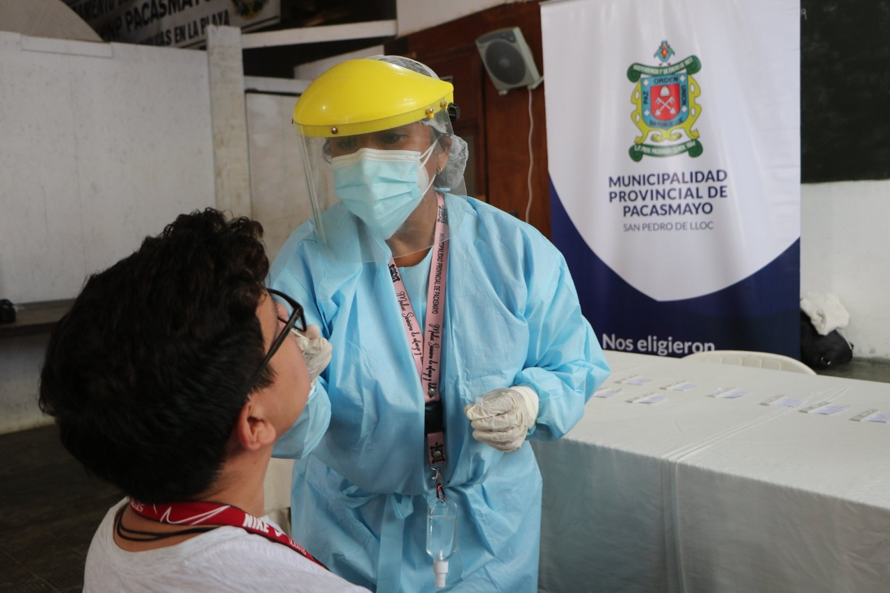 Municipalidad Provincial de Pacasmayo realizó campaña médica gratuita de test de antígeno