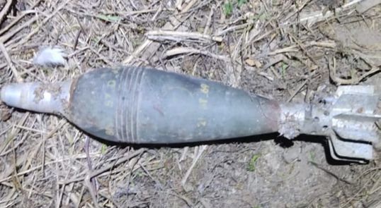 La Libertad: hallan 2 granadas de mortero en una chacra