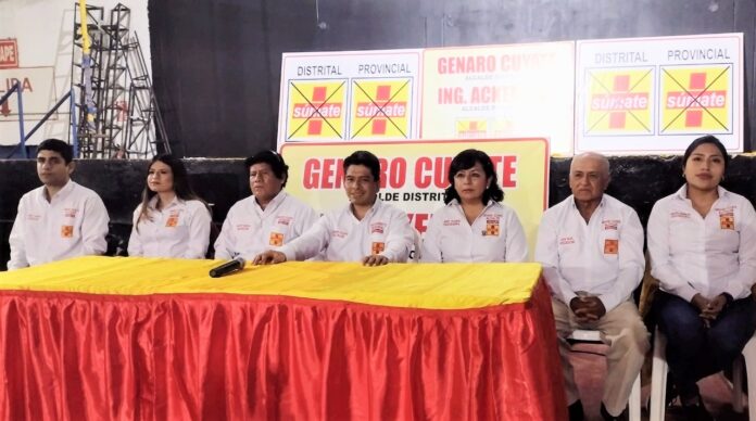 Elecciones 2022: candidato a Pacasmayo presenta su lista de regidores