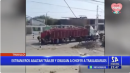 Incidente en Pacasmayo: Extranjeros Asaltan Tráiler y Coaccionan al Conductor