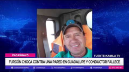 Trágico Accidente en Guadalupe: Furgón Choca y Conductor Fallece