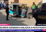 Mototaxista asesinado a balazos en Guadalupe