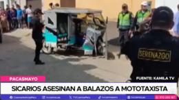 Mototaxista asesinado a balazos en Guadalupe