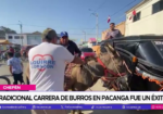 Éxito rotundo en la carrera de burros de Pacanga