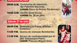 Pacasmayo celebra el Aniversario Patrio con orgullo