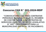Convocatoria CAS 001-2024: Oportunidades en Pacasmayo