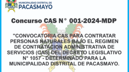Convocatoria CAS 001-2024: Oportunidades en Pacasmayo