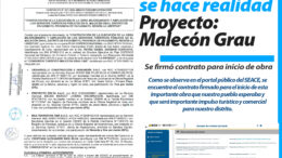 Construcción de Malecón Grau: un paso adelante para Pacasmayo